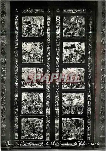 Cartes postales moderne Firenze Battistero - Porta del Paradiso