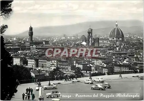 Moderne Karte Firenze Panorama dal Piazzale Michelangelo