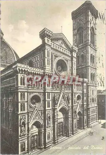 Cartes postales moderne Firenze Facciata del Duomo