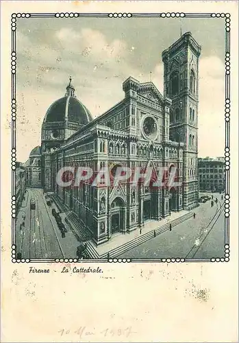 Moderne Karte Firenze La Cattedrale