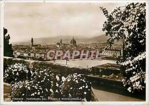 Moderne Karte Firenze Panorama dal Piazzale Michelangelo