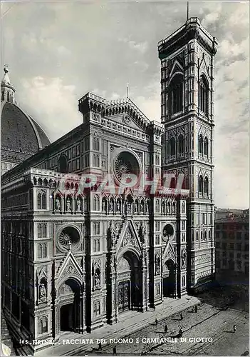Moderne Karte Firenze Facciata del Duomo e Campanile di Giotto