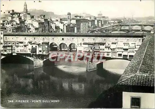 Moderne Karte Firenze Ponti sull Arno