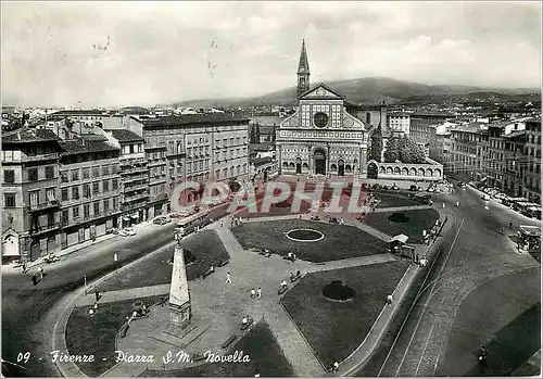 Cartes postales moderne Firenze Piazza S.M Novella