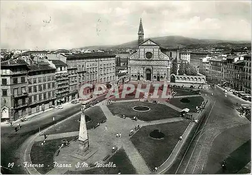 Moderne Karte Firenze Piazza S.M Novella