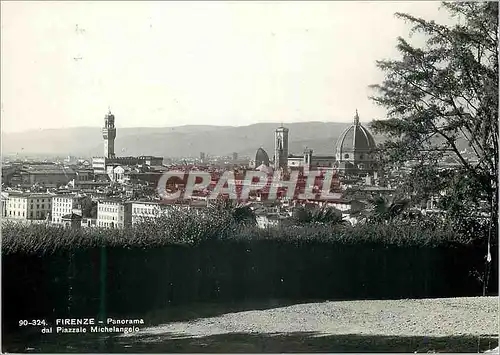 Moderne Karte Firenze Panorama dal Piazzale Michelangelo