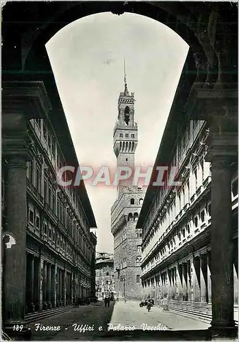 Moderne Karte Firenze Uffizi e Palazzo Vecchio