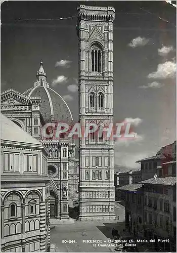 Moderne Karte Firenze Cattedrale Il Campanile di Giotto