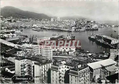 Cartes postales moderne Genova Panorama e Porto