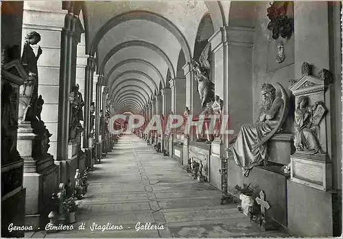 Cartes postales moderne Genova Cimitero di Staglieno - Galleria