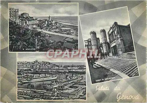 Cartes postales moderne Genova