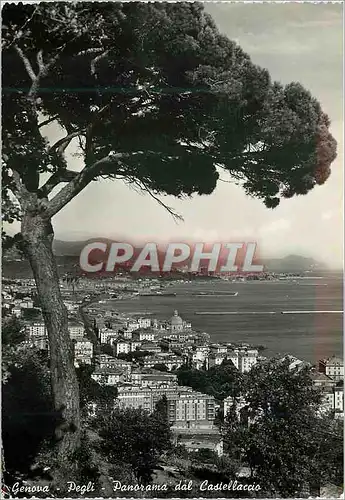 Cartes postales moderne Genova Degli Panorama dal Castellacio