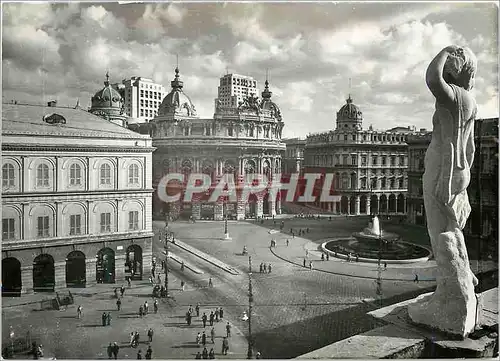 Moderne Karte Genova Piazza de Ferrari