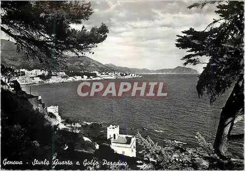 Cartes postales moderne Genova Sturla Quarto e Golfo Paradiso