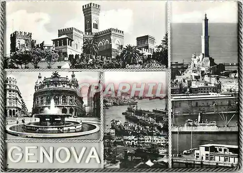 Cartes postales moderne Genova Panorama