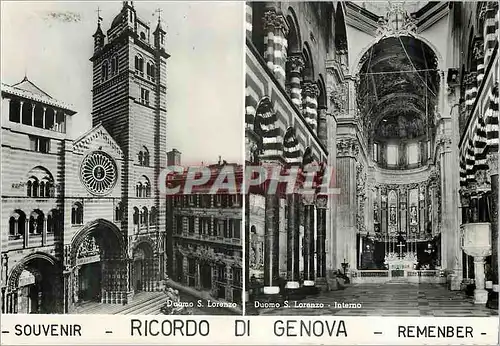 Cartes postales moderne Genova Duomo S. Lorenzo