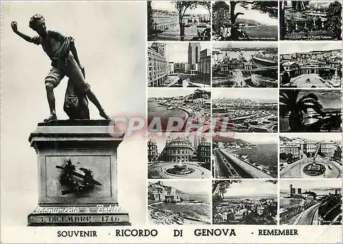 Cartes postales moderne Genova Monumento a Balilla
