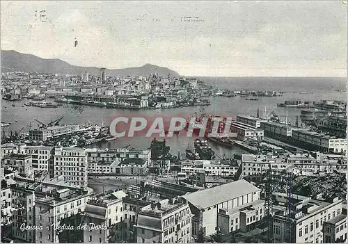 Cartes postales moderne Genova Veduta del Porto