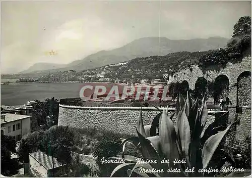 Cartes postales moderne Grimaldi Cosenza Mentone Vista dal confine italiano