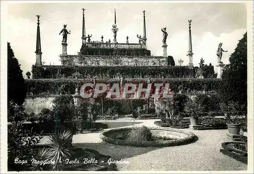 Cartes postales moderne Lago Maggiore Isola Bella Giardino