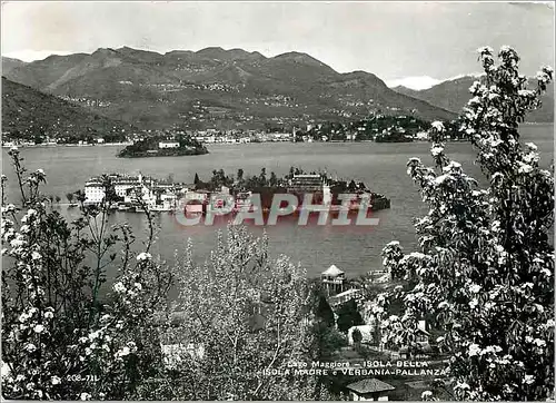 Moderne Karte Lago Maggiore Isola Bella-Isola Madre Verbania-Pallanza