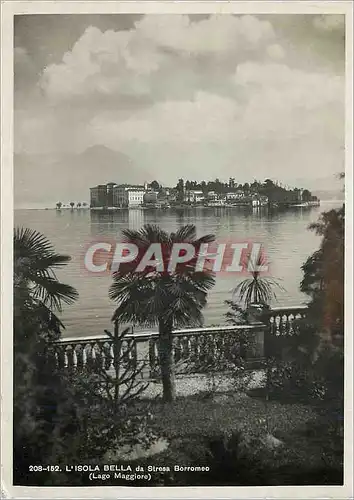 Cartes postales moderne Lago Maggiore Isola Bella da Stresa Borromeo