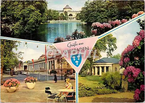 Cartes postales moderne Kurstadt Wiesbaden