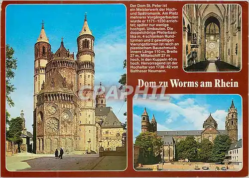 Cartes postales moderne Worms am Rhein Dom