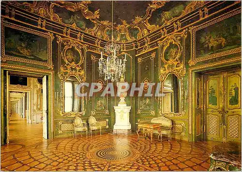 Moderne Karte Wursburg Residenz Grunlackiertes Zimmer