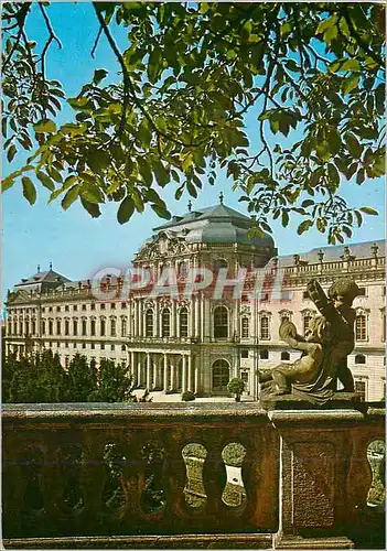 Cartes postales moderne Wursburg Residenz Hofgarten