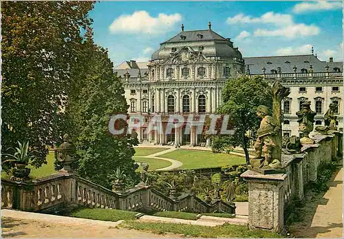 Moderne Karte Wursburg Residenz Hofgarten