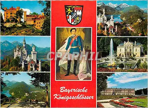 Cartes postales moderne Bayerische Konigsschlosser Munchen