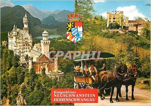 Cartes postales moderne Konigsschlosser Neuschwanstein Hohenschwangau