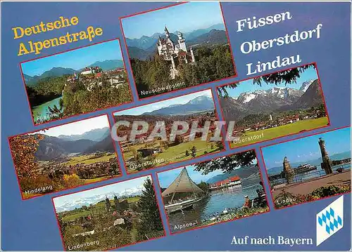 Cartes postales moderne Deutsche Alpenstrasse Bayern