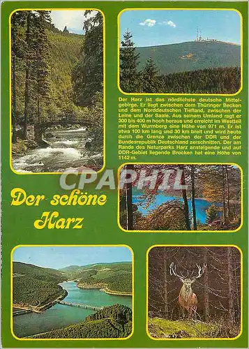 Moderne Karte Der Schone OberHarz