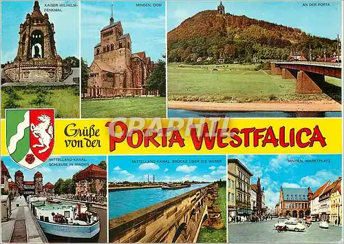 Cartes postales moderne Porta Westfalica
