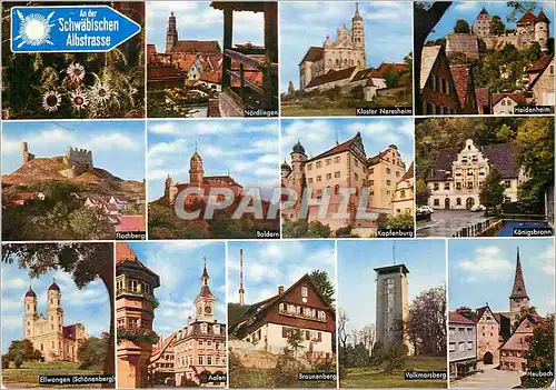 Cartes postales moderne Schwabischen Albstrasse Stuttgart