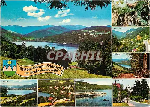 Moderne Karte Titisee-Hollental-Felberg im Hochschwarzwald