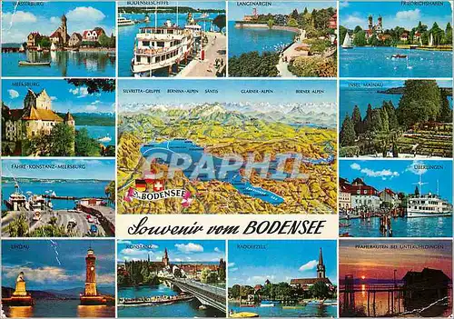 Cartes postales moderne Souvenir vom Bodensee