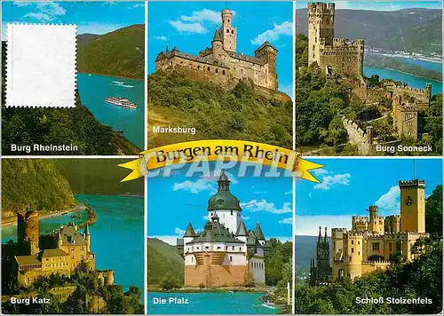 Cartes postales moderne Burgen am Rhein Bernkastel
