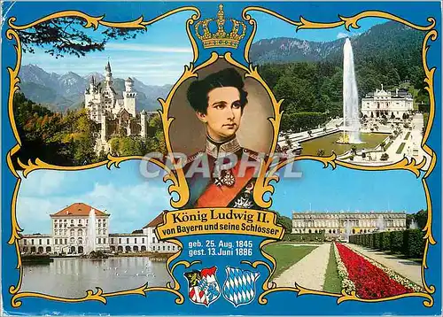 Cartes postales moderne Konig Ludwig II Bayern