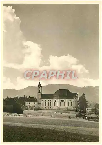 Moderne Karte Wallfahrtskirche Wies