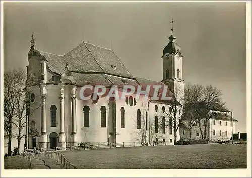 Moderne Karte Wallfahrtskirche Wies