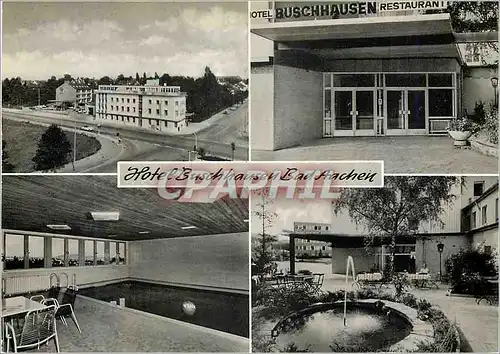 Moderne Karte Hotel Buschhausen-Motel Bad Aachen