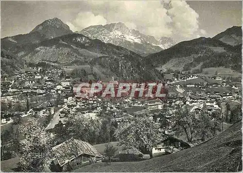 Moderne Karte Berchtesgaden mit Untersberg und Kneifelspitze