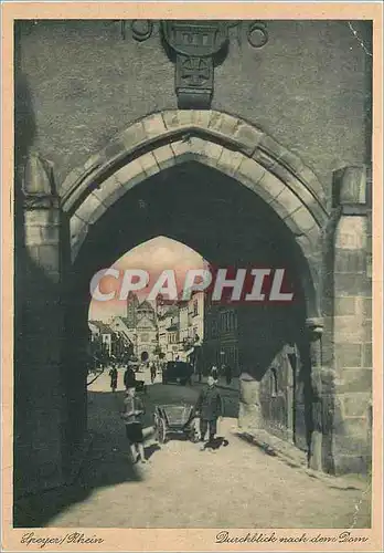 Cartes postales moderne Speyer Rhein Durchblick Dom