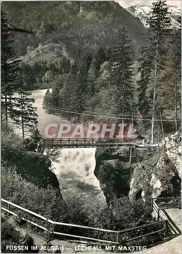 Cartes postales moderne Fussen im Allgau Lechfall mit Maxsteg Augsburg