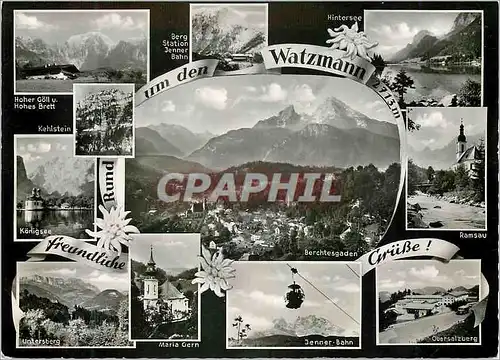 Cartes postales moderne Berchtesgaden Watzmann Panorama