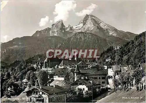 Moderne Karte Berchtesgaden mit Watzmann