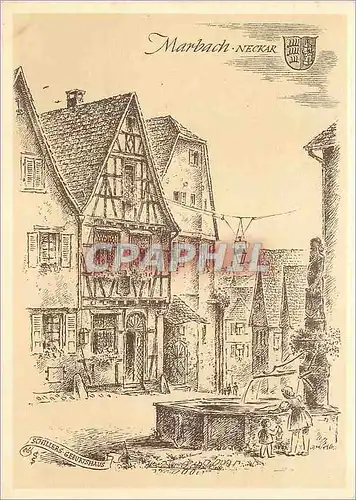 Cartes postales moderne Marbach Neckar Schillers Geburtshaus